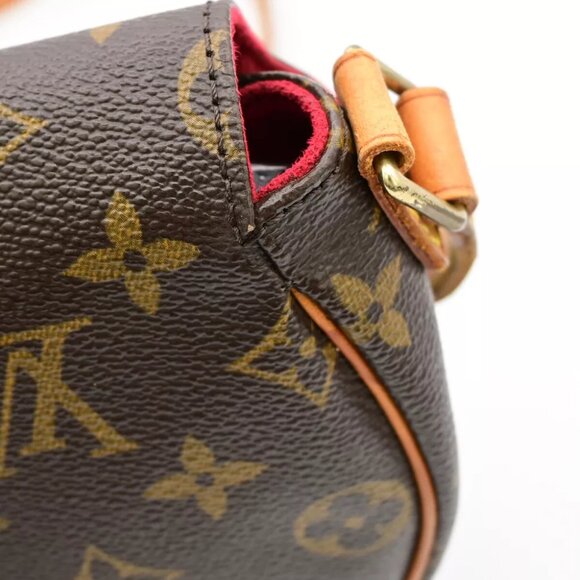 LOUIS VUITTON LV Tambourine Shoulder Bag Monogram Leather Brown M51179 18YE559 - Picture 14 of 15